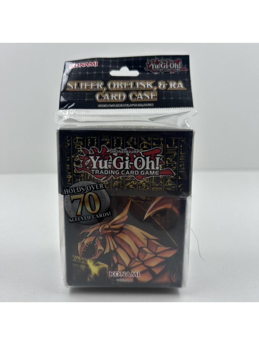 Konami Yu-Gi-Oh! Deck Box - EGYPTIAN GOD CARDS (Slifer, Obelisk & Ra) - New